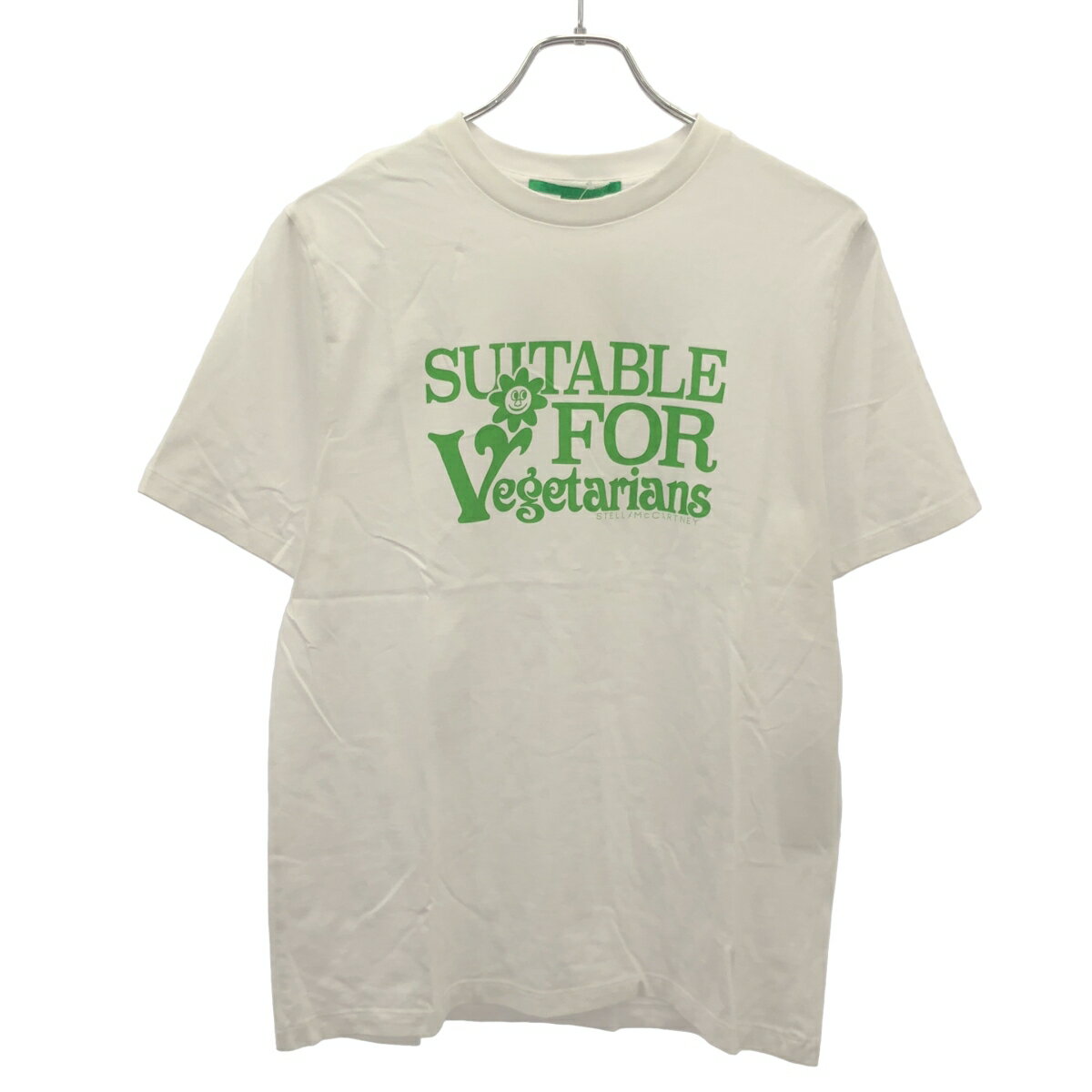 STELLA McCARTNEY ステラ マッカートニー Suitable for Vegetarians Tシャツ ホワイト XS 【中古】 ITD892SGN24E