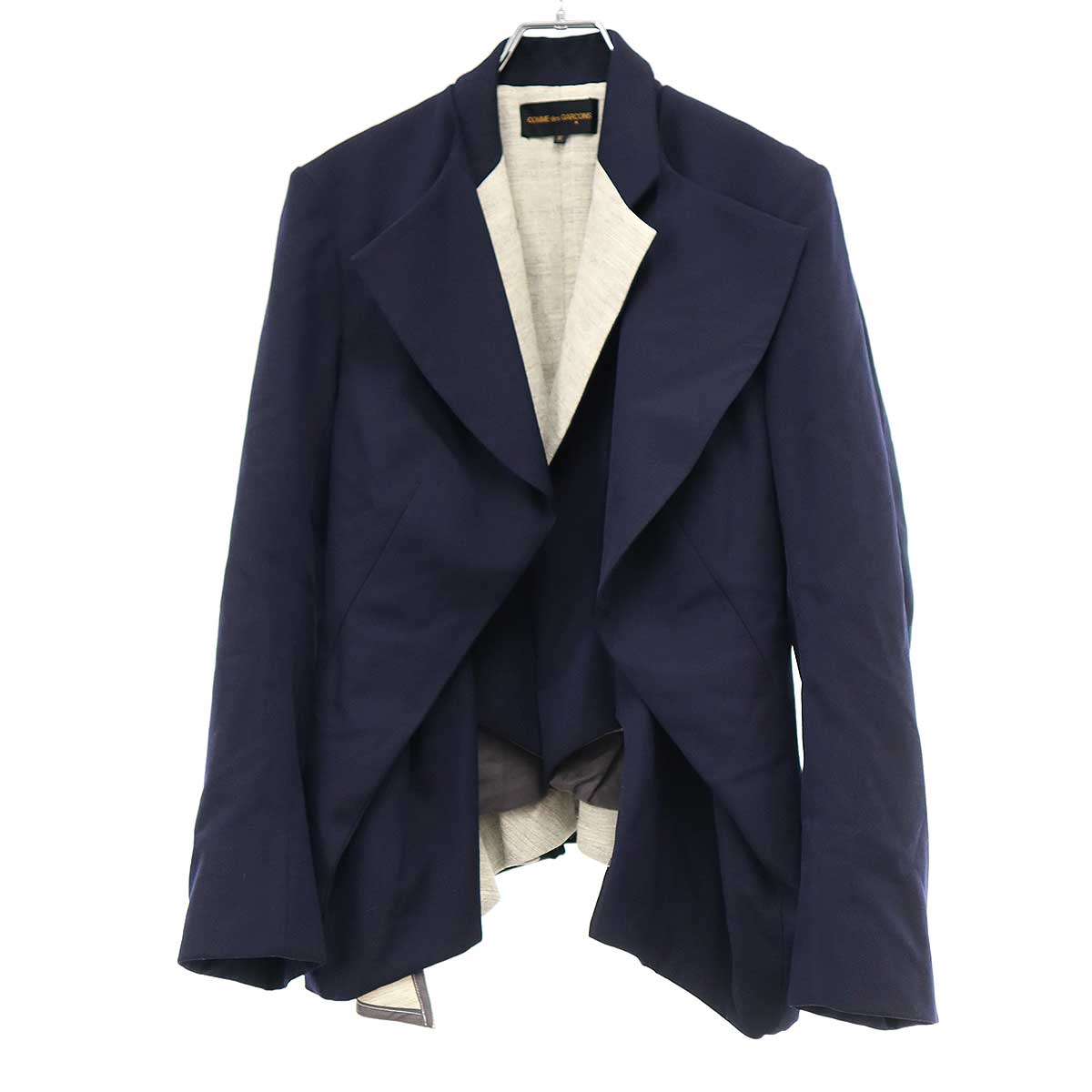 Rakuten - COMME des GARCONS コムデギャルソン 1999SS レイヤードデザインジャケット ネイビー M 【中古】 ITD9US0LOLDU