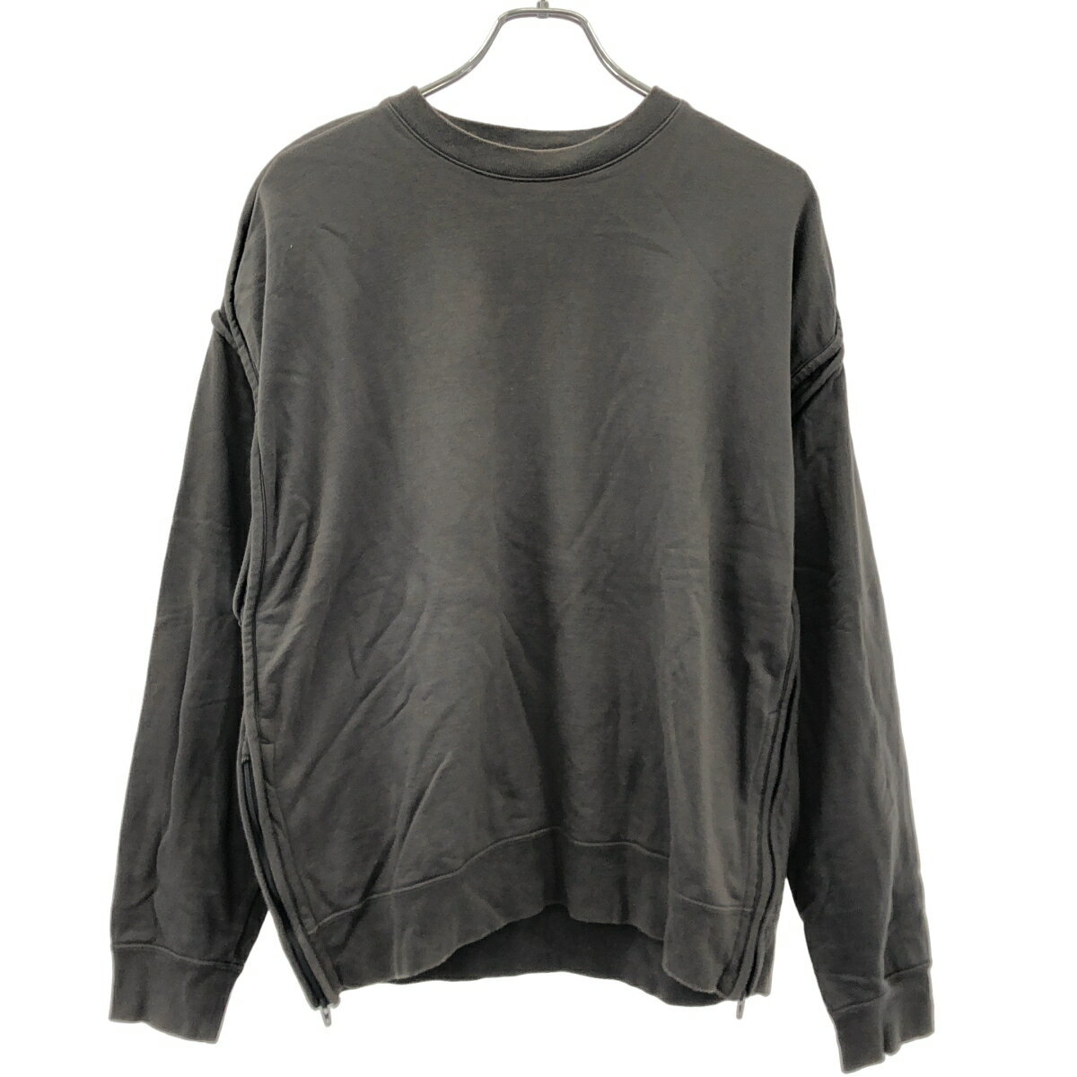 YOKE ヨーク 21SS OVERSIZED PIPING SWEAT SHIRT オーバーサイズピリングスウェットシャツ YK21SS0230CS グレー 2 【中古】 ITPWVFYYI2NU