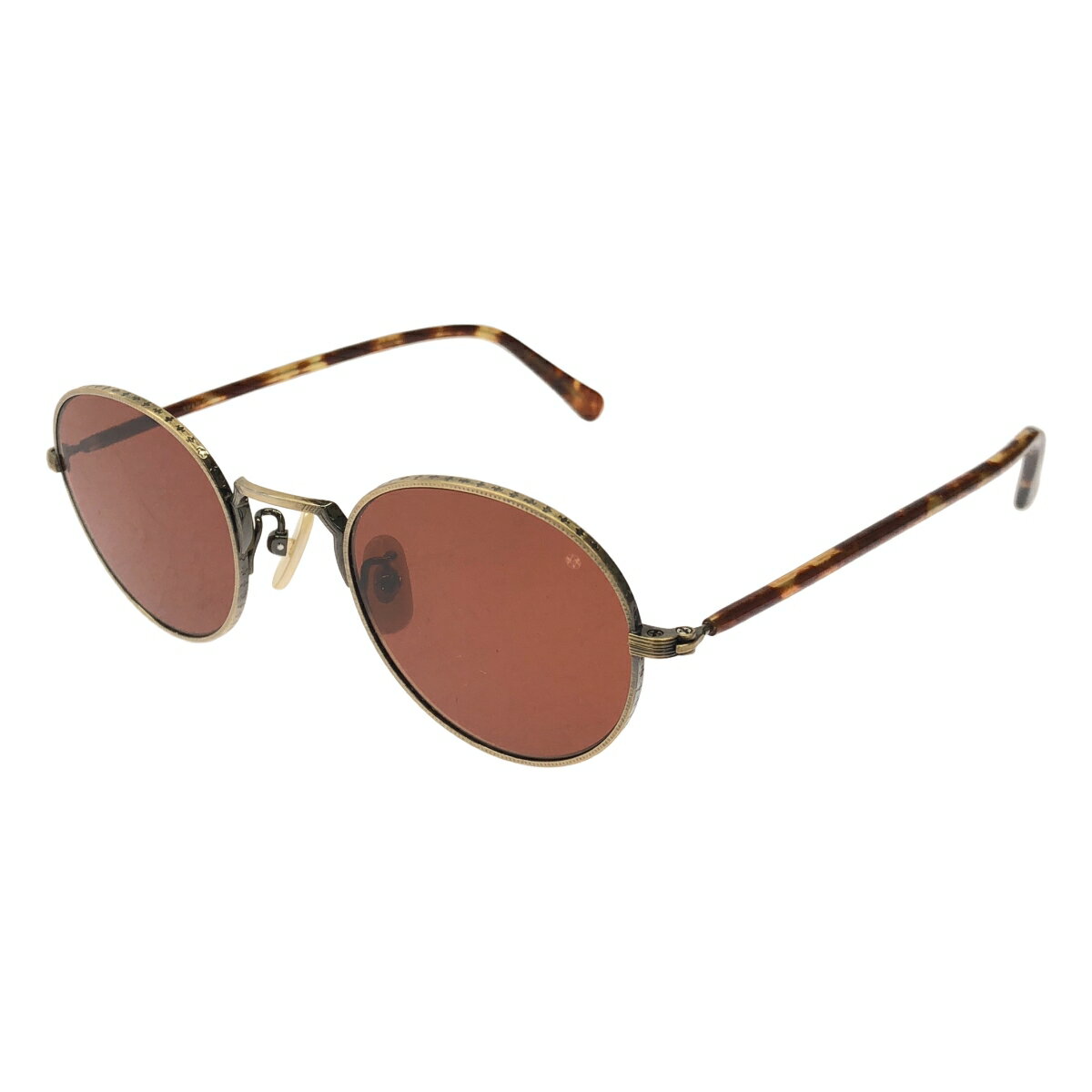 ayame アヤメ OLDSTAR メタルフレームサングラス ゴールド ブラウン 46□23 【中古】 ITY1U0Z3RUVE