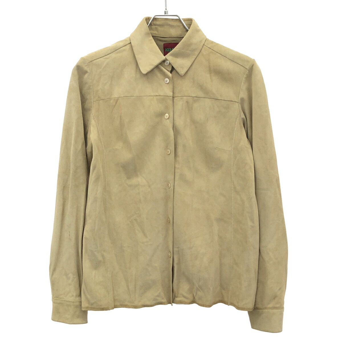 Rakuten - KENZO ケンゾー ラムレザーシャツ ベージュ 38 【中古】 ITYJNSRTE81C