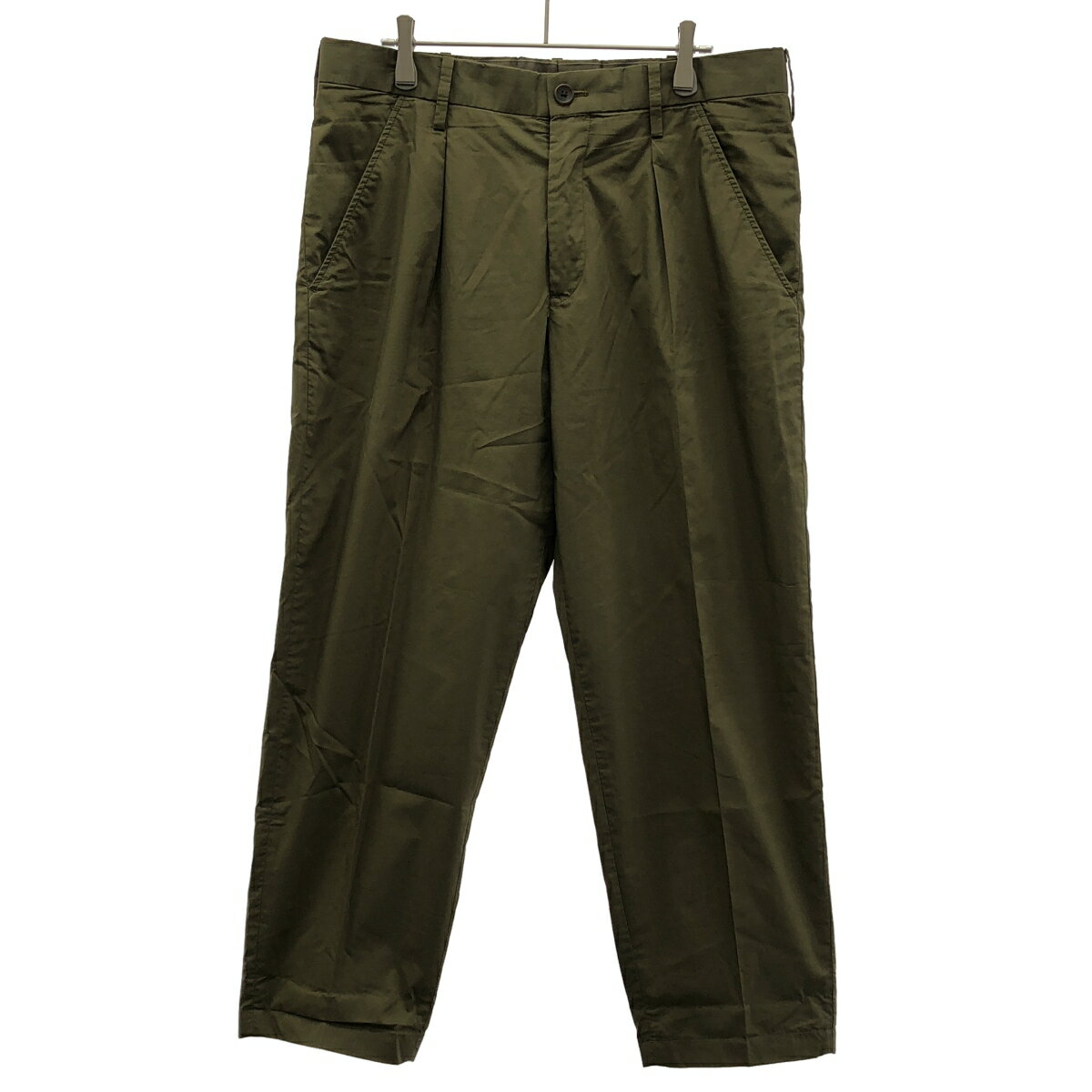 ヨウジヤマモトGround Y サルエルパンツ オリーブグリーン レギュレーション ヨウジヤマモトREGULATION yohji yamamoto テンセル