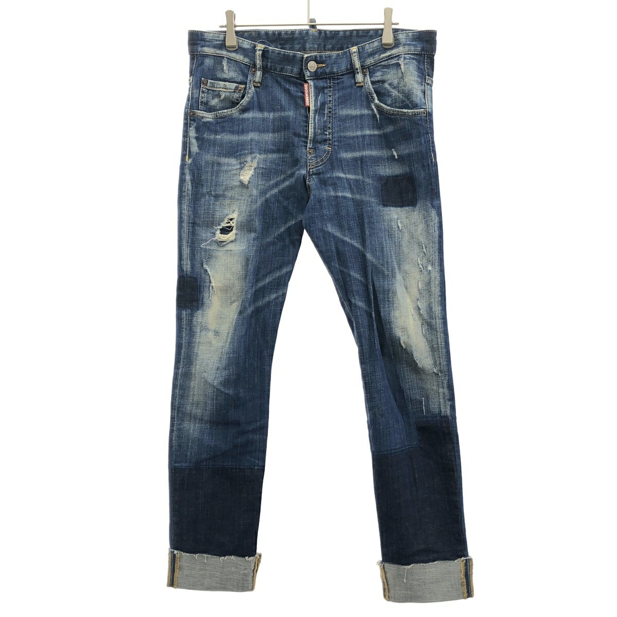 【美品 希少】DSQUARED2 SKATER スケーター 48 濃紺 超美品 完売 希少】DSQUARED2 SKATER スケーター 濃紺 48