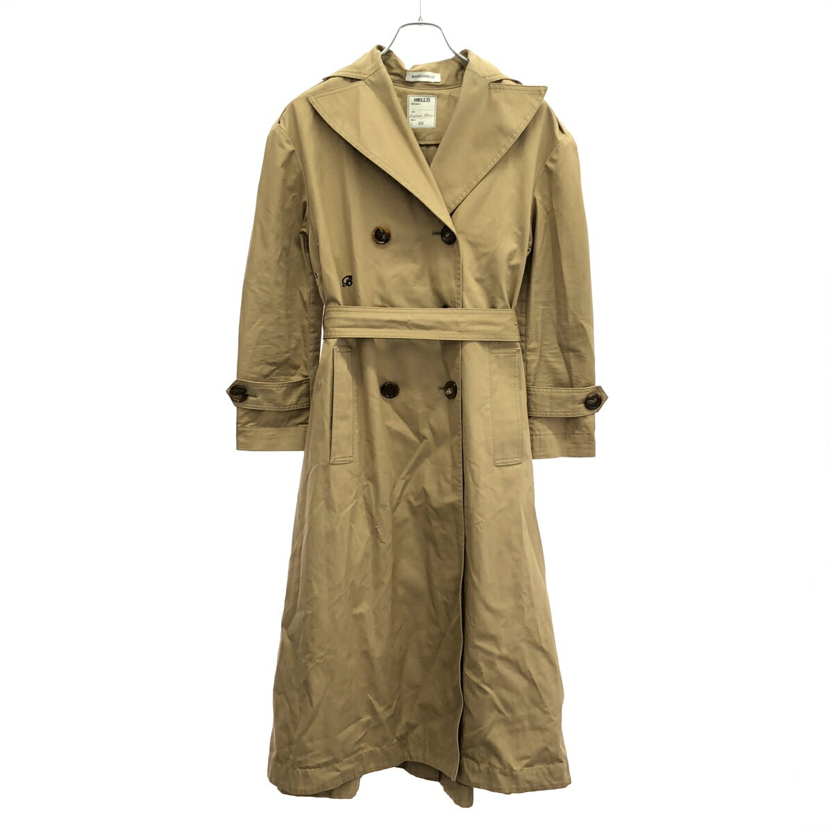 マディソンブルー ウールコットントレンチコート カーキグリーン 01 MADISONBLUEのトレンチコート – en-inc.