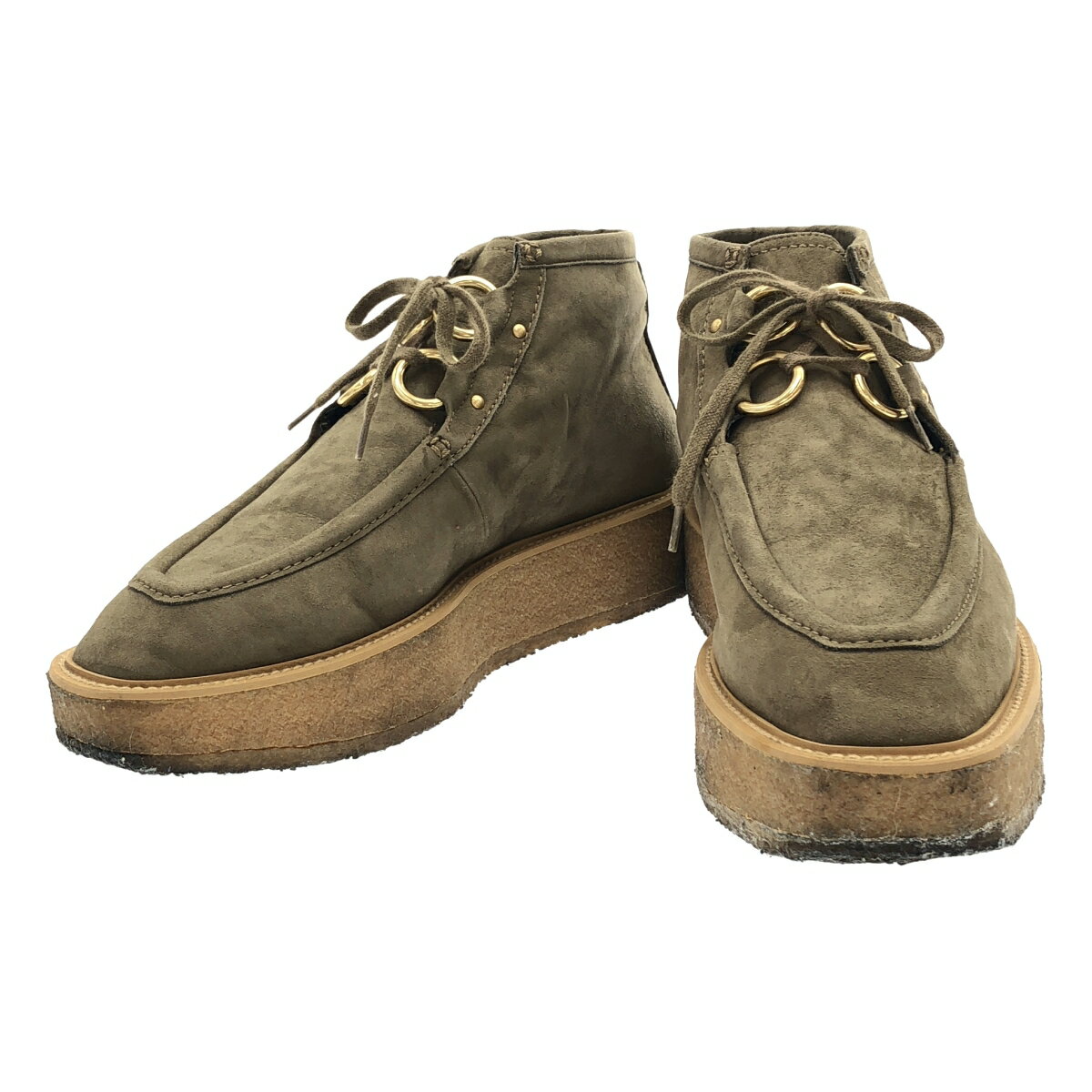 STELLA McCARTNEY ステラ マッカートニー ブロディ スウェードレザーモカシンシューズ 450864 ブラウン 37 【中古】 ITHQHMDOAJ3K