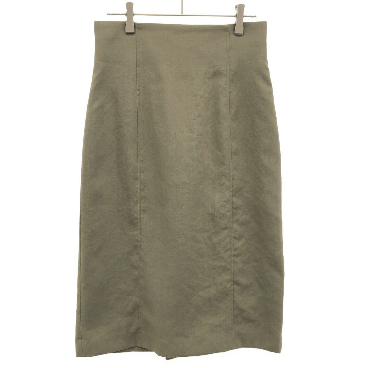 martinique マルティニーク ポリエステルタイトスカート A0386FS470 カーキ系 2 【中古】 ITPJRWIIDDXY