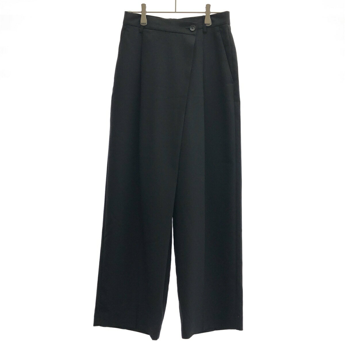 樂天商城 - BEAUTY&YOUTH UNITED ARROWS ビューティアンドユース ユナイテッドアローズ ワイドパンツ 1614-126-6279 ブラック S 【中古】 IT14HTJW40X3