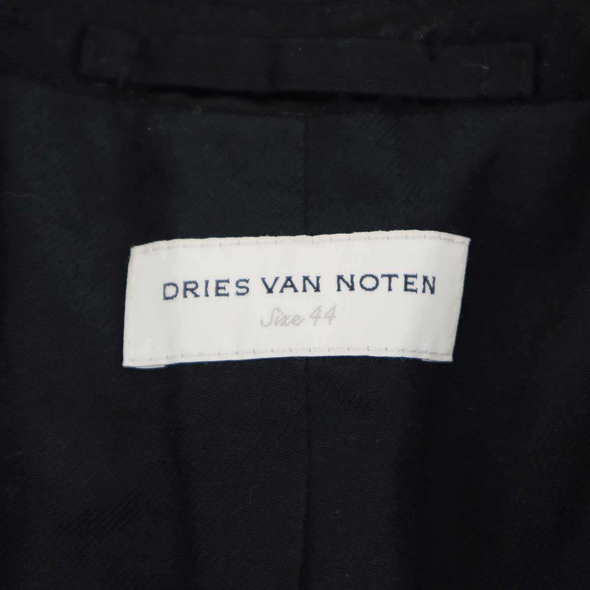 DRIES VAN NOTEN ドリスヴァンノッテン 14SS フラワージャガードテーラードジャケット ブラック 44 【中古】 ITG34SQKK28S