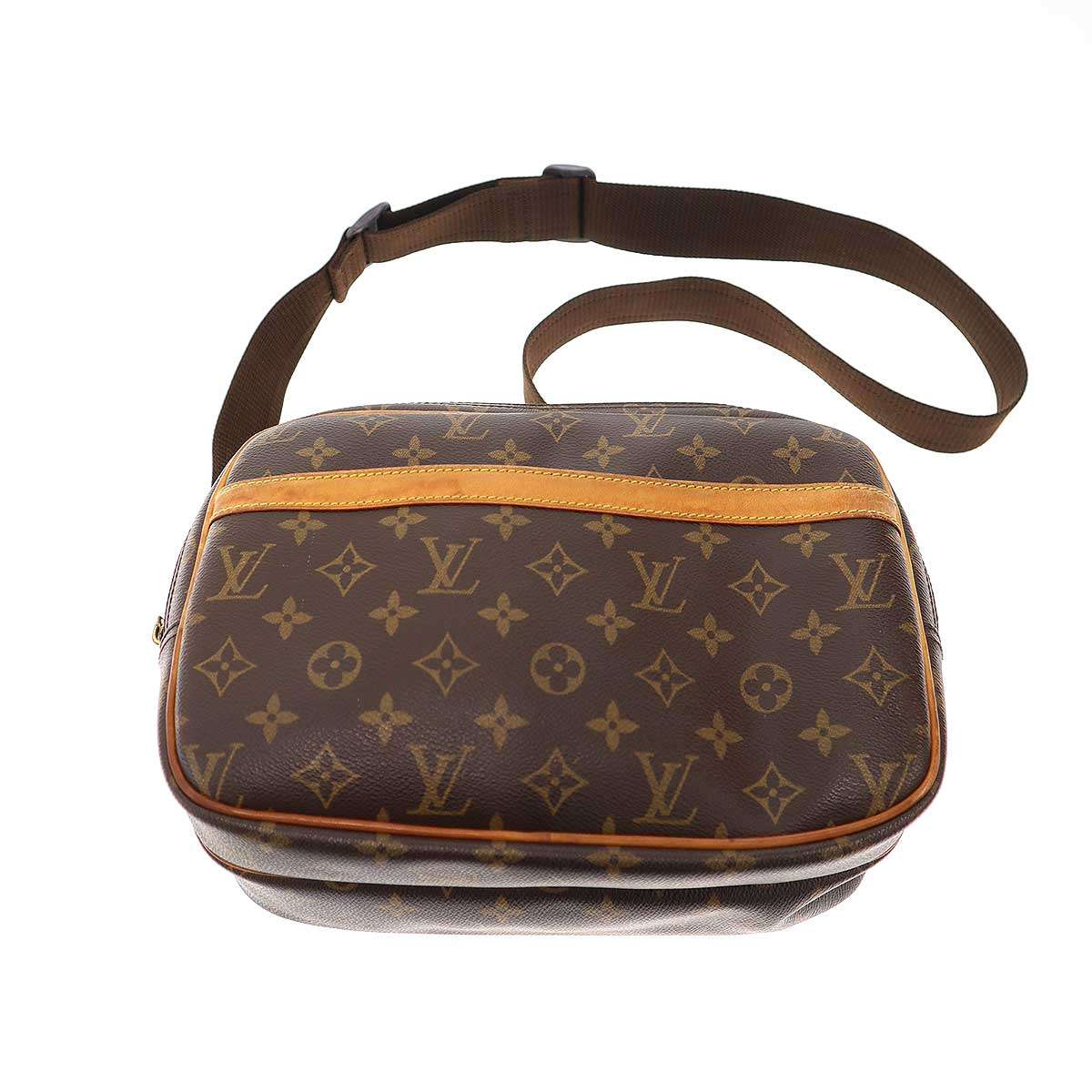 LOUIS VUITTON ルイヴィトン 2005 Monogram Reporter PM モノグラム リポーターショルダーバッグ M45254 ブラウン  IT841C5G7R5O