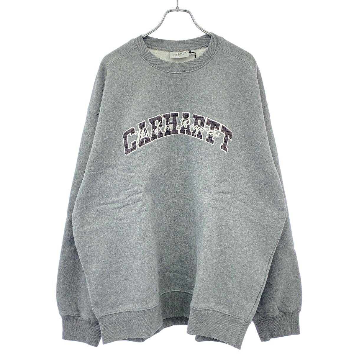 乐天商城 - Carhartt カーハート Big School Sweat スウェットトレーナー グレー XL 【中古】 IT9YD6A8OP0W
