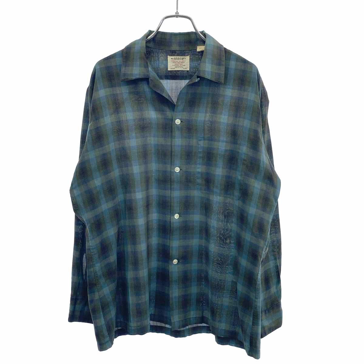 Rakuten - ARROW アロー 1950's~1960's チェックシャツ ミックス M 15-15 1/2 【中古】 ITPHWXJL0FAQ
