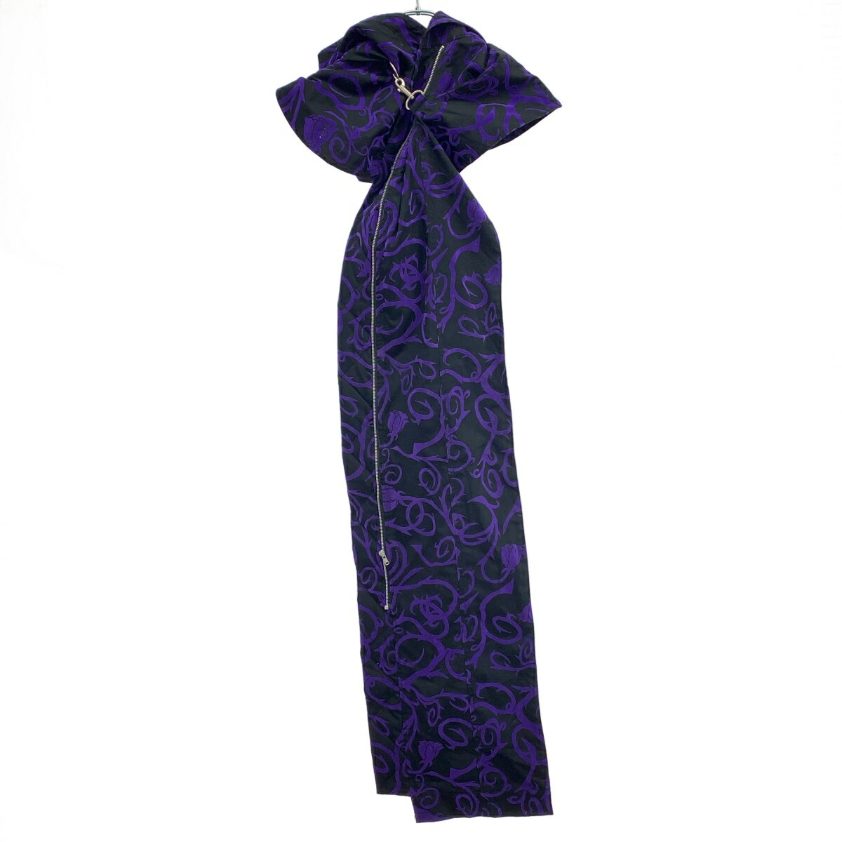 KEISUKE YOSHIDA ケイスケヨシダ ローズトライバルフロッキーフード ブラック×パープル 【中古】 IT2XA..