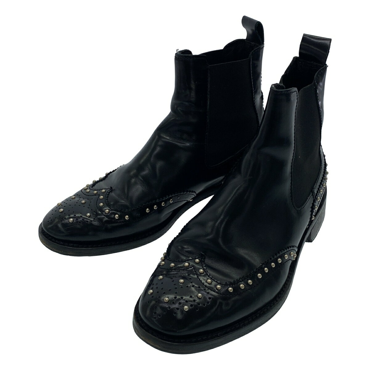 ディエゴベリーニ キルトタッセル サイドゴア ブーツ ウィングチップ