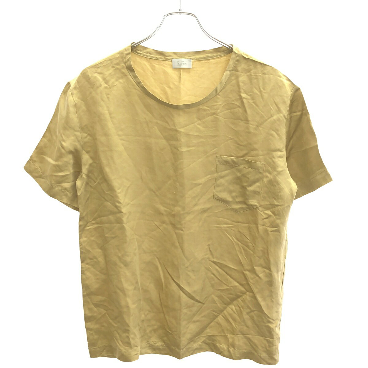 Rakuten - THE RERACS ザ リラクス シルクTシャツ ベージュ 0 【中古】 ITKC68H4TXCO