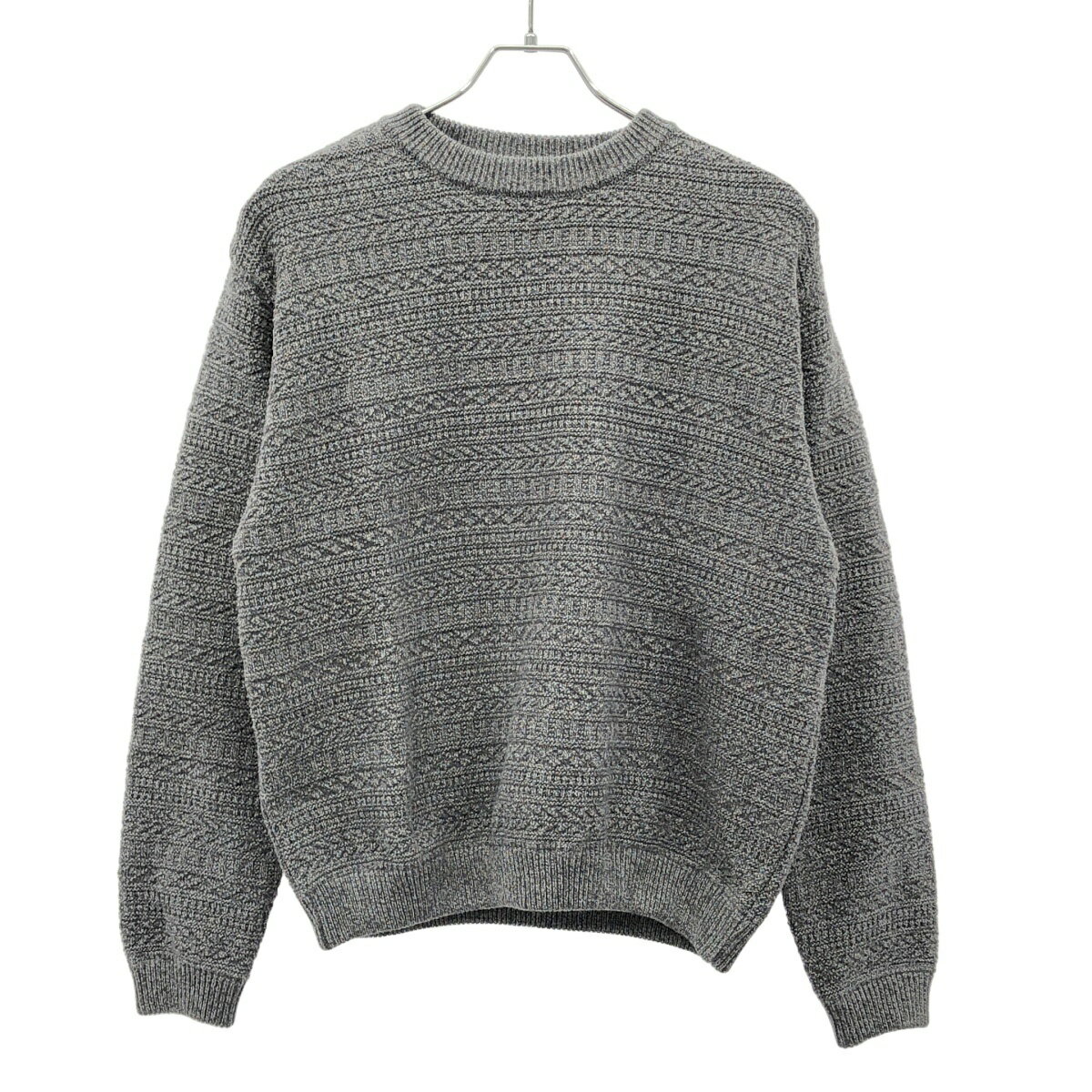 crepuscule クレプスキュール 24AW Fair Isle Links Knit ニットセーター 2403-005 ブルー 0 【中古】 ITAVO4JP9SLK