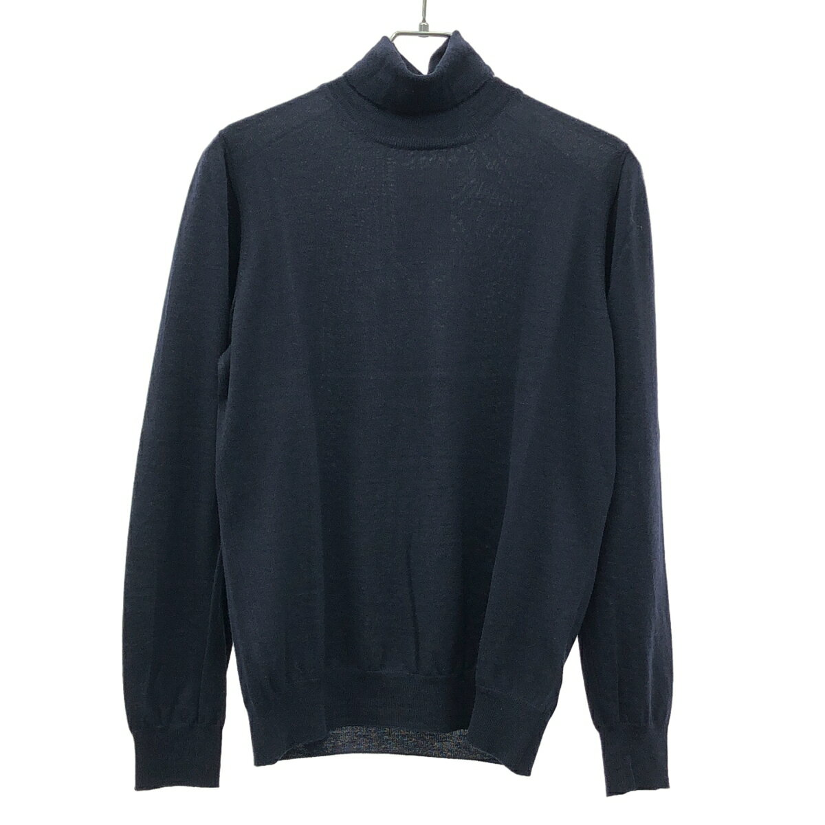 TAGLIATORE タリアトーレ ウールシルクタートルネック ハイゲージニットセーター ネイビー 50 【中古】 IT0UEDXSGZOQ