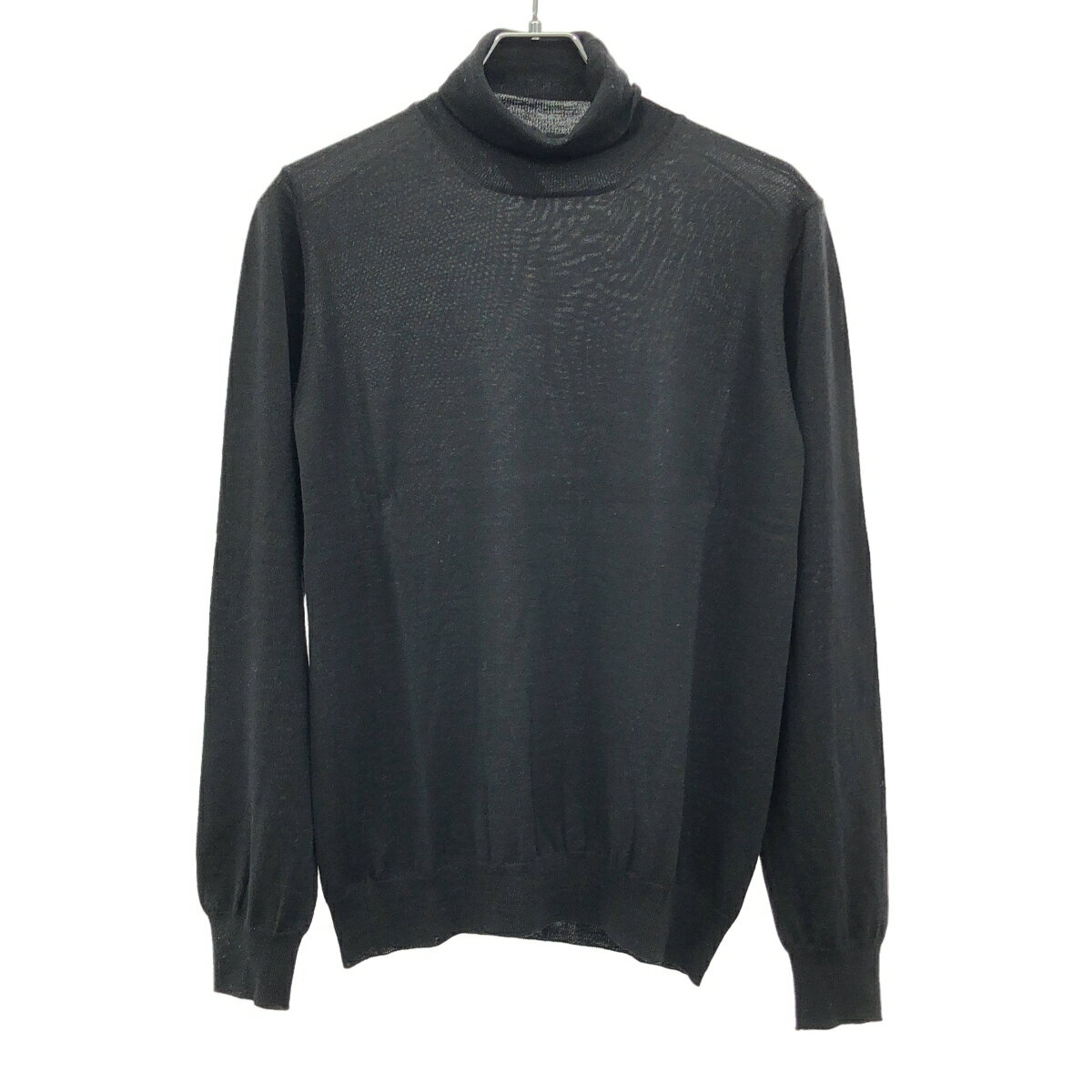 TAGLIATORE タリアトーレ ウールシルクタートルネック ハイゲージニットセーター ブラック 50 【中古】 ITNQZK232EHC