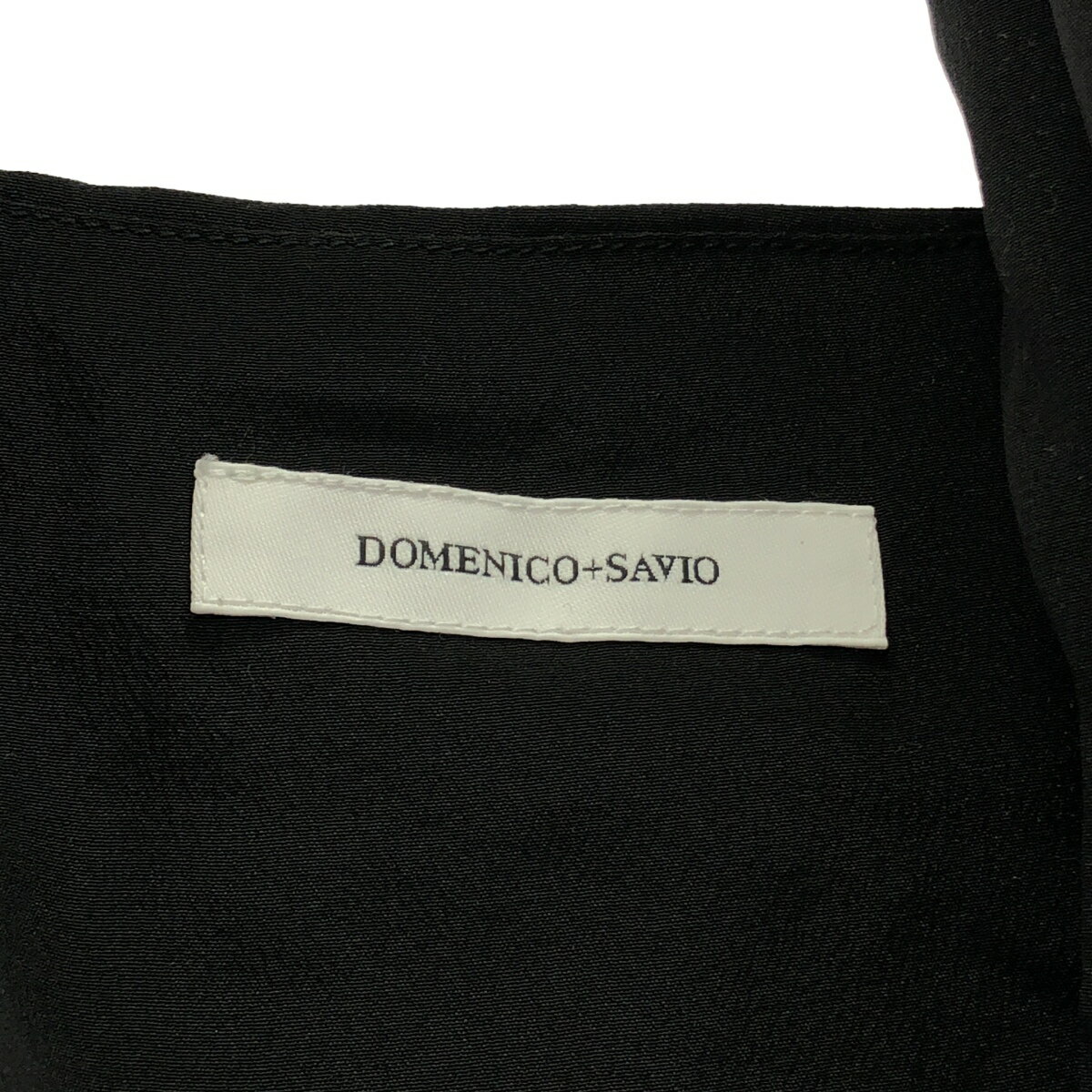 DOMENICO SAVIO ドメニコサヴィオ シルクベストストール DSL18SBL11 ブラック 38 【中古】 ITCBRLTCDG5O