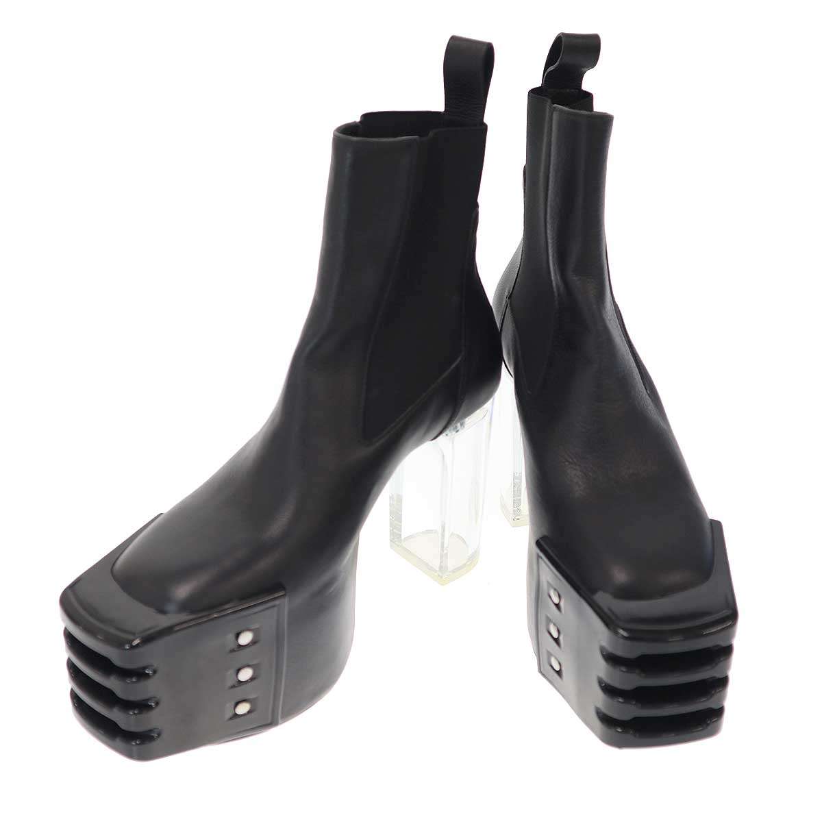 Rick Owens リックオウエンス Grilled Kiss Boots キスブーツ ブラック 38 【中古】 ITAJQVFQXUIL