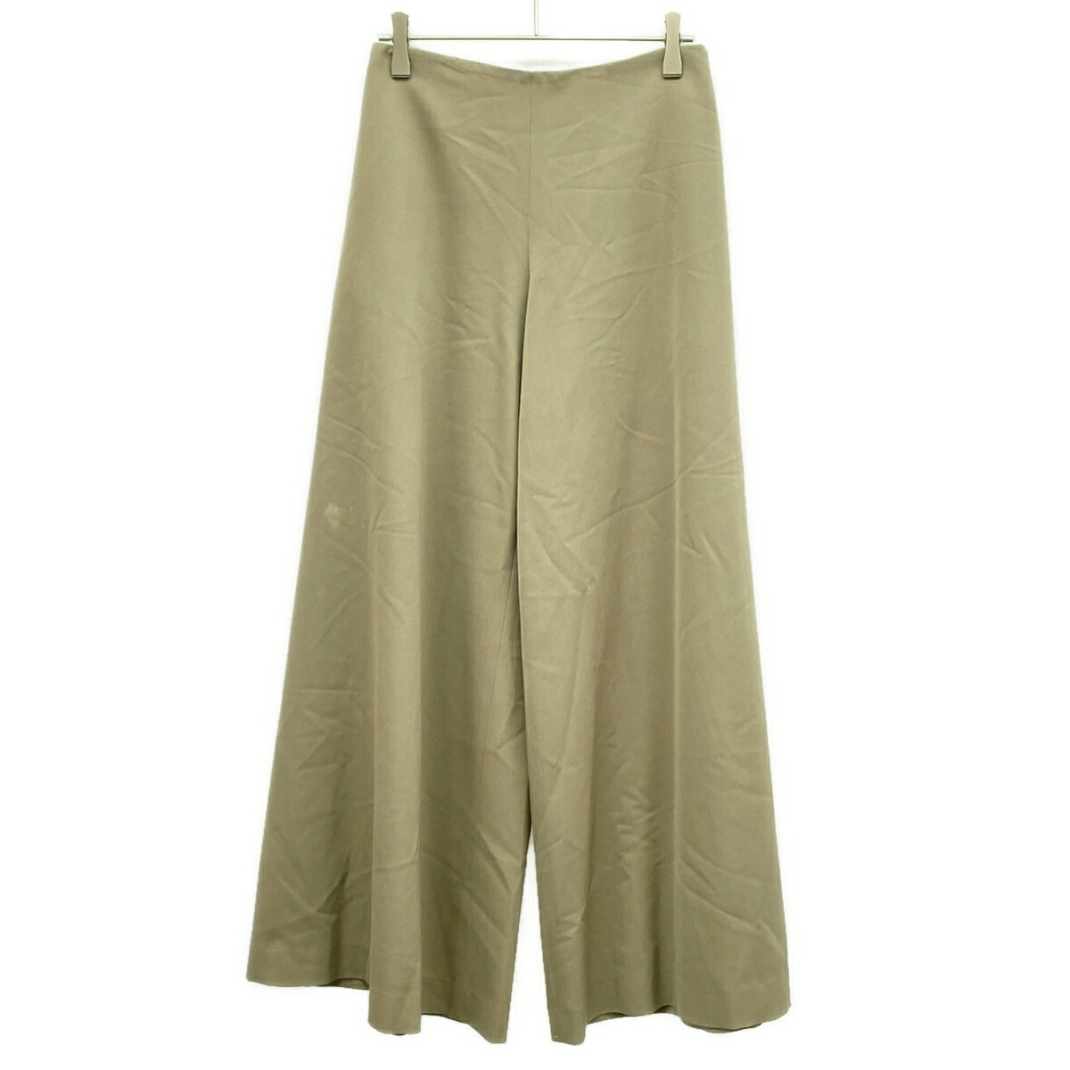 乐天商城 - THE ROW ザ ロウ デラワイドレッグパンツ 8011-W3038 カーキ系 0 【中古】 ITOM3H4ZNKI6