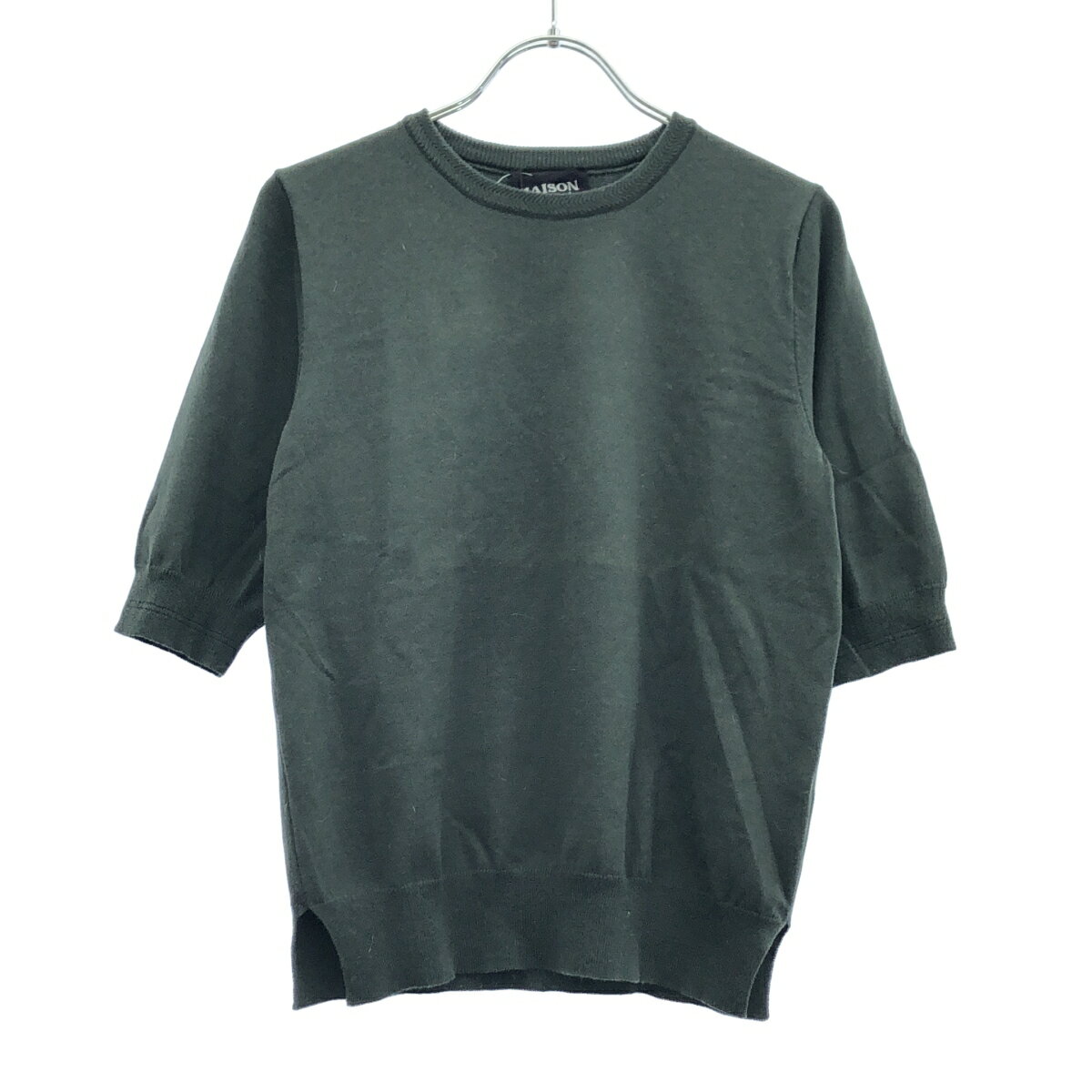 MAISON CARREE メゾンカレ Basic half sleeve knit ショートスリーブニットセーター MC-2020-00 イエロー F 楽天市場】メゾンカレの通販