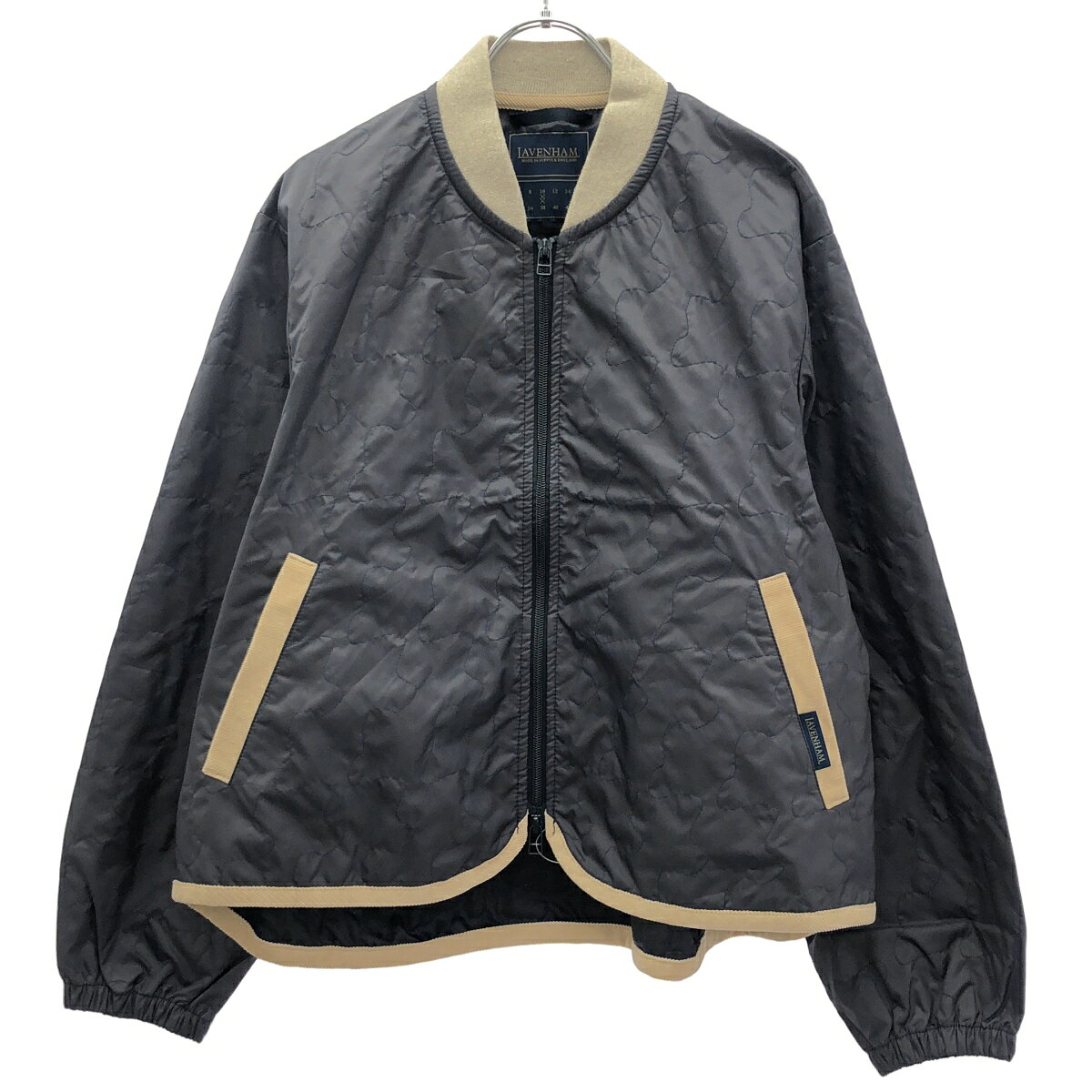 乐天商城 - LAVENHAM ラベンハム Lightweight Bomber Jacket ライトウェイト ボンバージャケット LV7136 G96 チャコール 38 【中古】 IT2MUDHN24R7