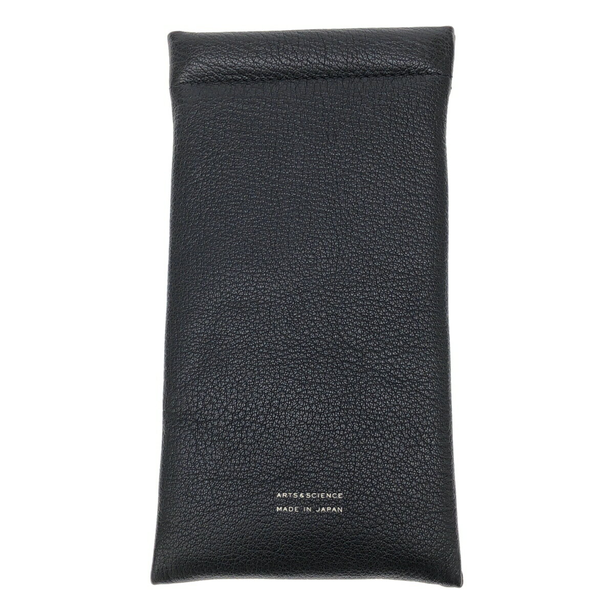 ARTS&SCIENCE アーツアンドサイエンス Flat glasses case レザーメガネケース 0211 AX004 8086-009-009 ブラッ...