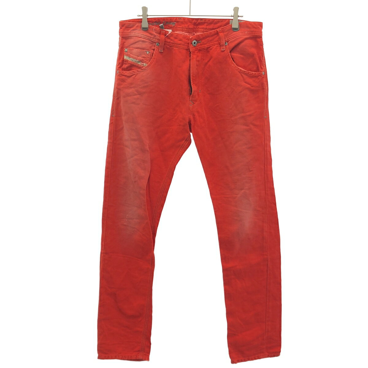 Rakuten - DIESEL ディーゼル KRAYVER コットンリネンパンツ レッド W30 【中古】 IT76SOEMRY34