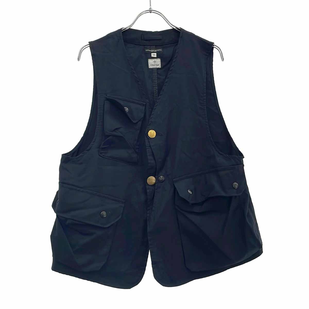 新品未使用 エンジニアードガーメンツ カバーベスト XS フェイク