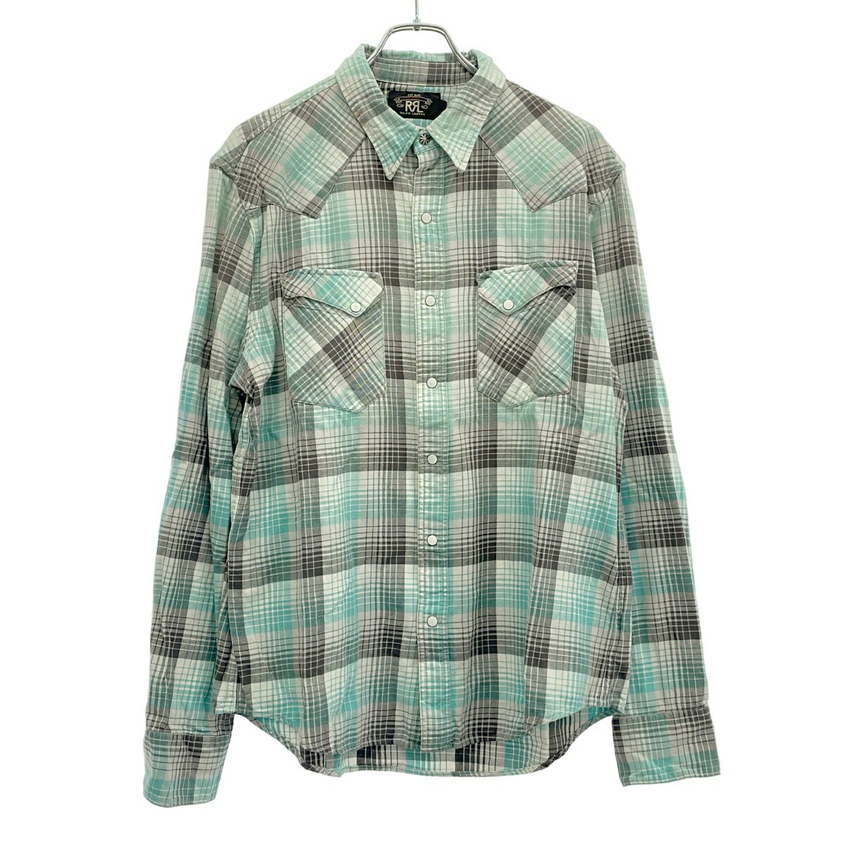 RRL 薄手ウェスタンシャツ 米国製　M DOUBLE RL RALPH LAUREN/ダブル アール エル ラルフ ローレン通販