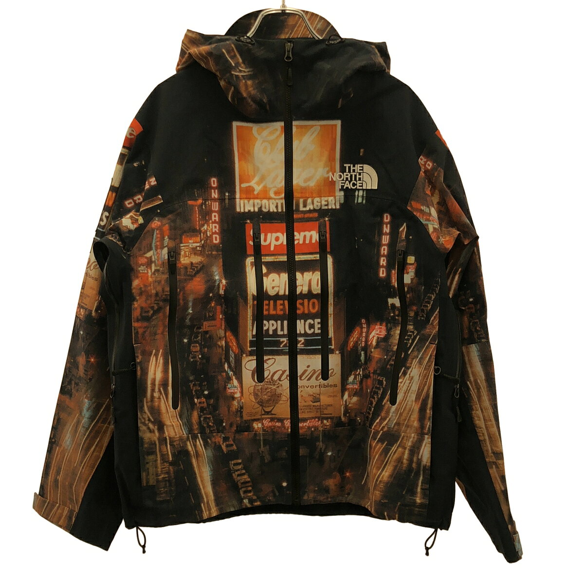 Supreme×THE NORTH FACE シュプリーム ノースフェイス 22AW Taped Seam Shell Jacket Times Square マウンテンパーカー NP52207I ミックス M 【中古】 IT0KD8M1O2RC