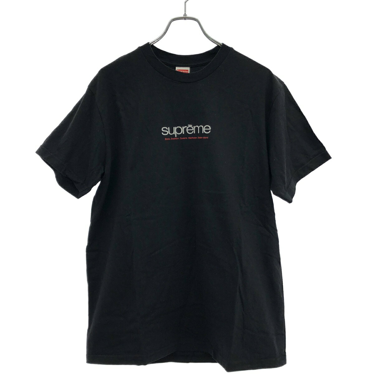 Supreme シュプリーム 21SS Five Boroughs Tee プリントTシャツ ブラック M 【中古】 IT28HREPN6VF