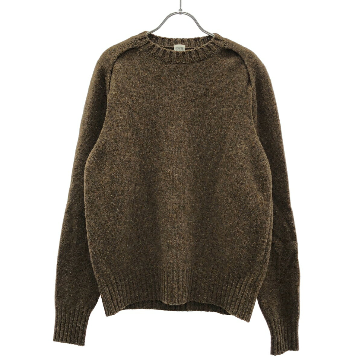BOWTE バウト 23AW 5G SHETLAND TASTE CREW NECK ニットセーター 232-03-0009 ブラウン F 【中古】 ITPU5...