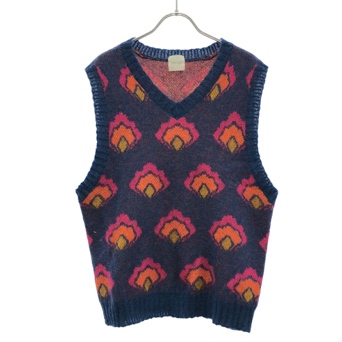 Rakuten - jonnlynx ジョンリンク POP FLOWE VEST モヘヤニットベスト JL202-KN721 ミックス F 【中古】 IT1BD8ZQQF0G