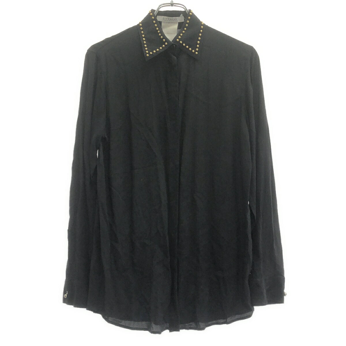 Other - GIVENCHY ジバンシィ スタッズシアーブラウス ブラック - 【中古】 IT77VD86FLPV
