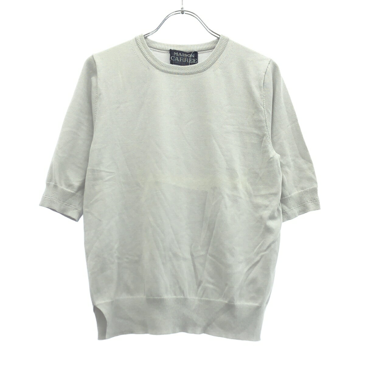 MAISON CARREE(メゾンカレ) Basic カシミヤニット  トップス MAISON CARREE(メゾンカレ) Basic カシミヤニット トップスの通販 by