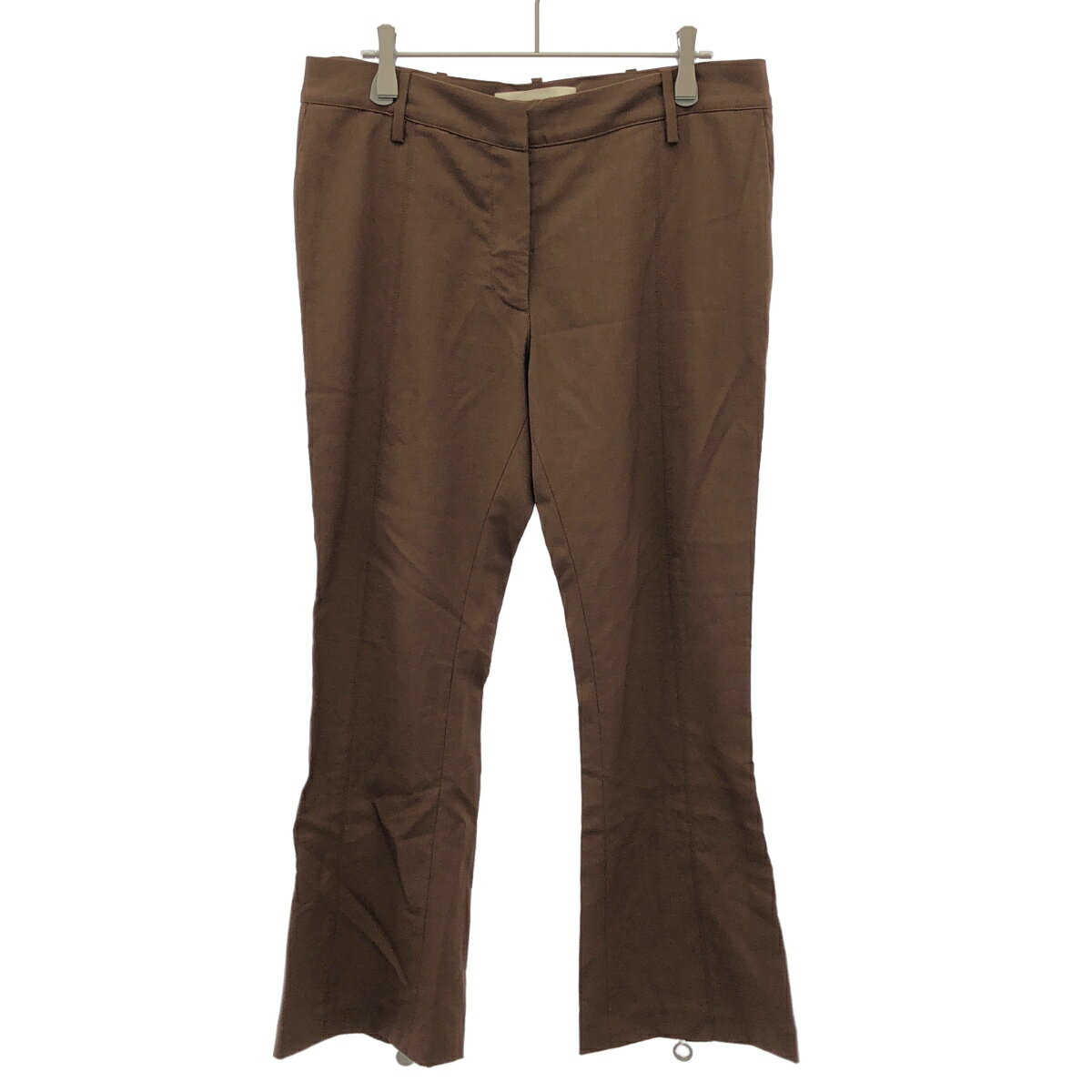 乐天商城 - MARNI マルニ 22AW ブーツカットジップスラックスパンツ PAMA0341A1 ブラウン 42 【中古】 IT3UL60ONI4K
