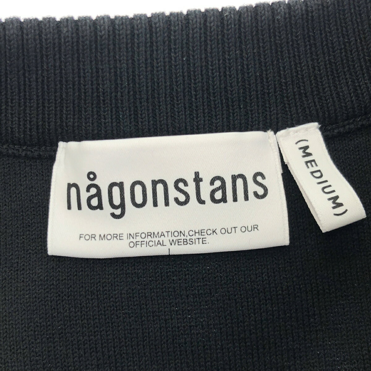 nagonstans ナゴンスタンス 25SS 2Way Cropped Vest クロップドベスト 470IS770-0491 ブラック M 【中古】 IT9NO58CEH98