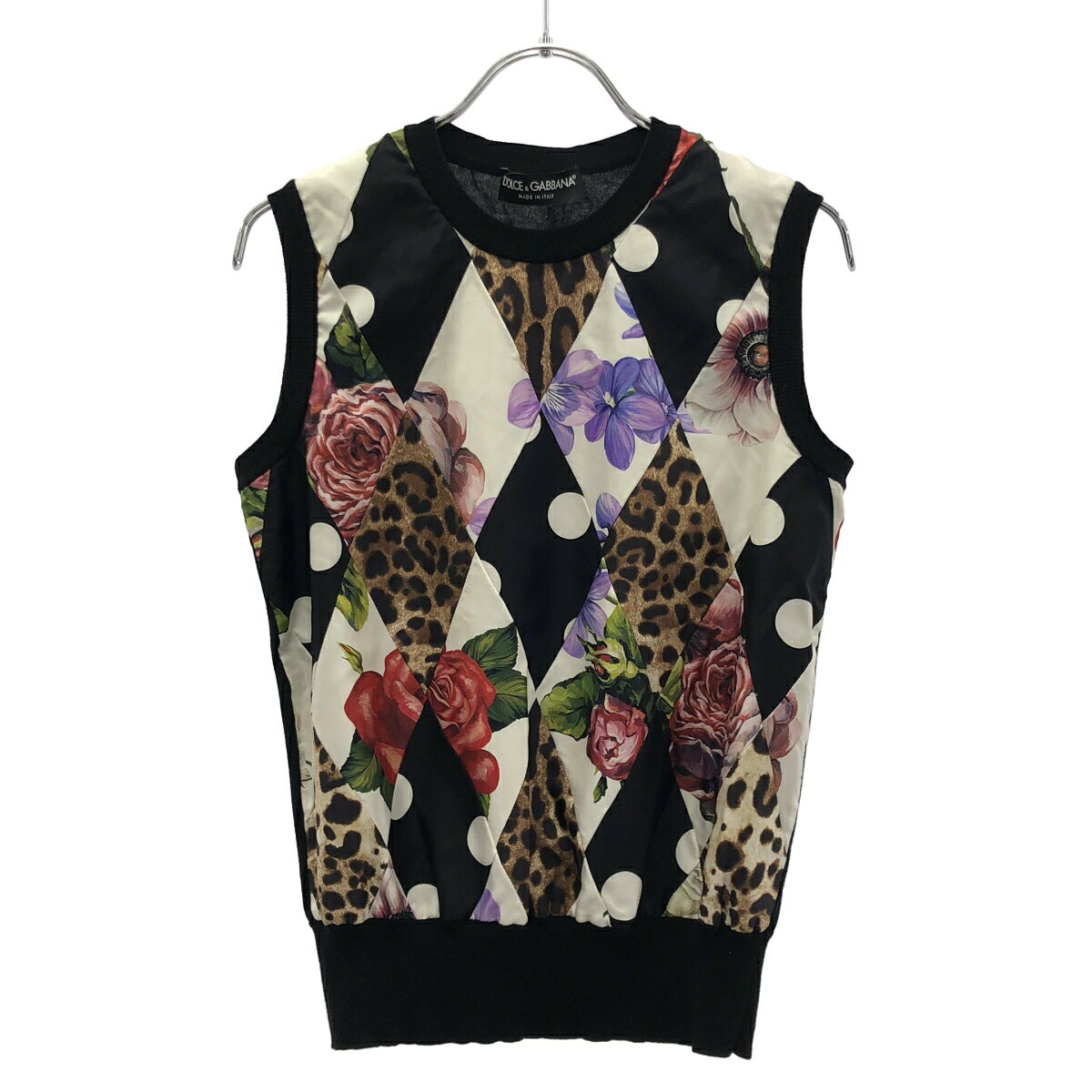 DOLCE&GABBANA �ɥ���������åС��� ���������륷�륯�����ߥ�˥åȥ٥��� FXC86T/JBMQ0 �֥�å� 36 ����š� ITJXG9W0KY...