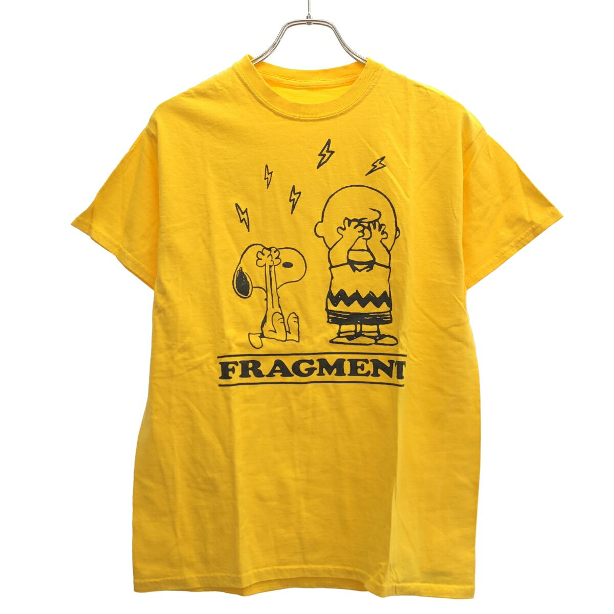 Rakuten - THE CONVENI ザ コンビニ FRAGMENT PEANUTS SNOOPY フラグメント スヌーピープリントTシャツ PUM-20110-C イエロー M 【中古】 ITLSLBS5JIWS
