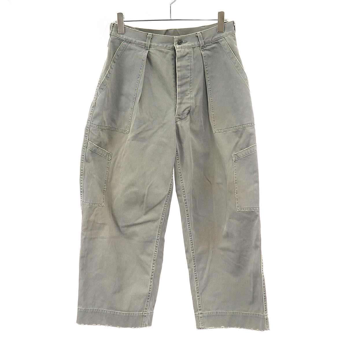 A.PRESSE ア プレッセ 25AW Vintage USAF Hemmed Bottoms ヴィンテージアーミーパンツ 25AAP-04-34 カーキ 2 【中古】 ITC9LMTXHWS0