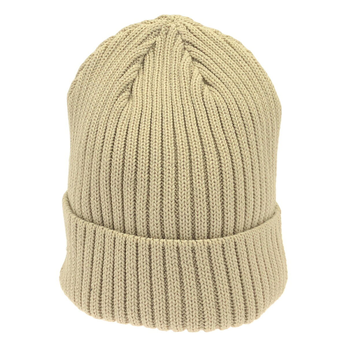 Cap, Hat - KIJIMA TAKAYUKI キジマ タカユキ コットンリブビーニーニットキャップ KN-171107 グレーベージュ系 【中古】 IT2N14WHPMSM