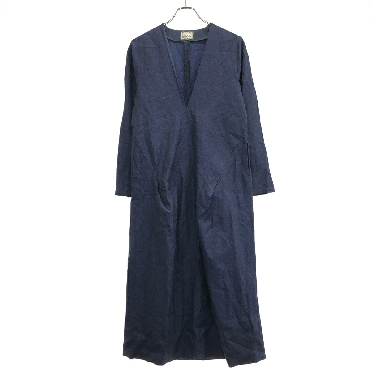 humoresque ユーモレスク V-neck dress Vネックドレスワンピース FA2102c ネイビー M 【中古】 ITR2KFHCEB58