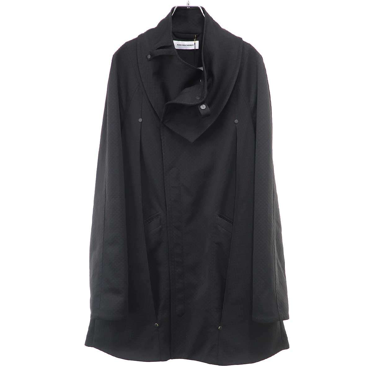 Rakuten - KIKO KOSTADINOV キコ コスタディノフ 25SS RIADIS PLEATED COAT コート 00182025 ブラック 46 【中古】 ITLUFD4HS6E0