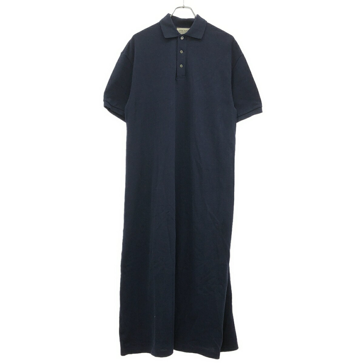 INSCRIRE アンスクリア 25SS Big Polo One Piece ビッグポロワンピース I25SS-BC103 ネイビー S  ITGWZQ18CPGY