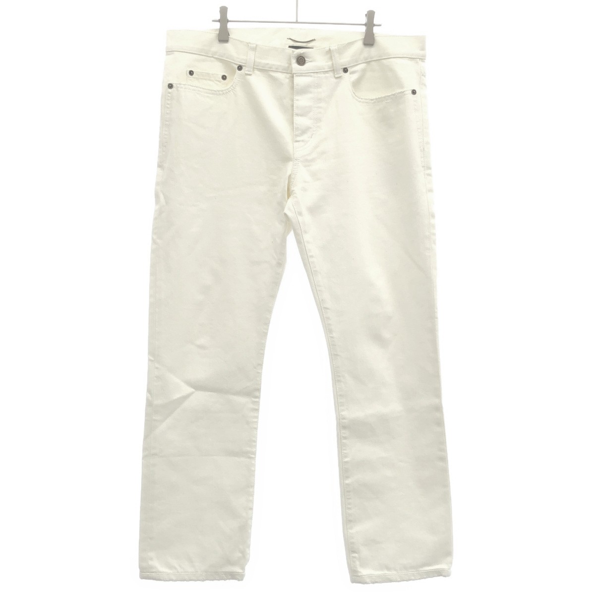 Rakuten - SAINT LAURENT PARIS サンローラン パリ D18M/SL-LW デニムパンツ 597052 YR888 ホワイト 32 【中古】 ITG9E0F8NL6W