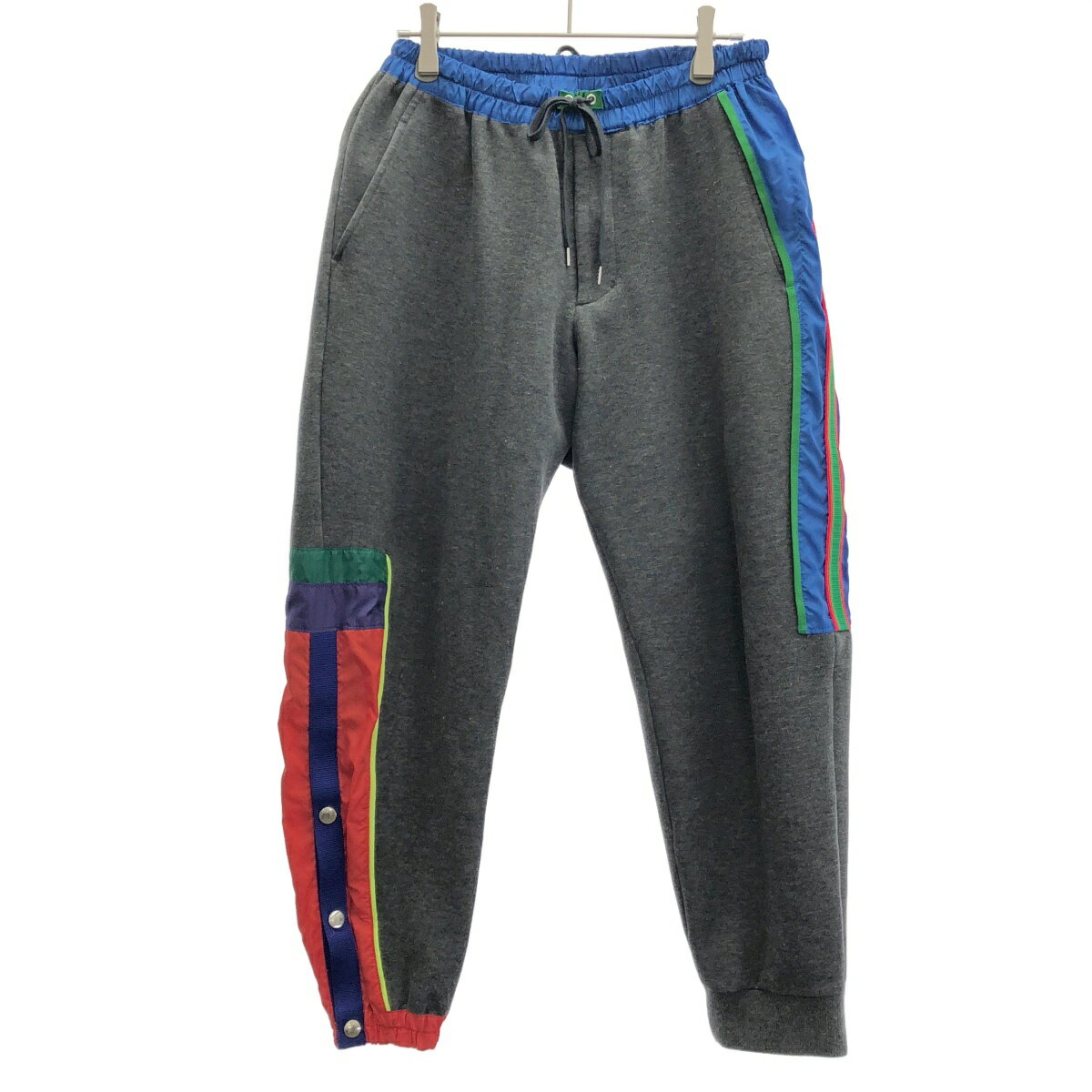 kolor BEACON カラー ビーコン 21SS ナイロンコンビ アシンメトリースウェットパンツ 21SBM-P14235 ミックス 1 【中古】 ITIW85IIGENC