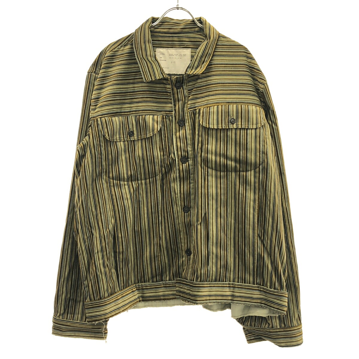 Rakuten - CAMIEL FORTGENS カミエルフォートヘンス 23SS コットンベルベットシャツジャケット ミックス L 【中古】 ITB43K6F4OU0