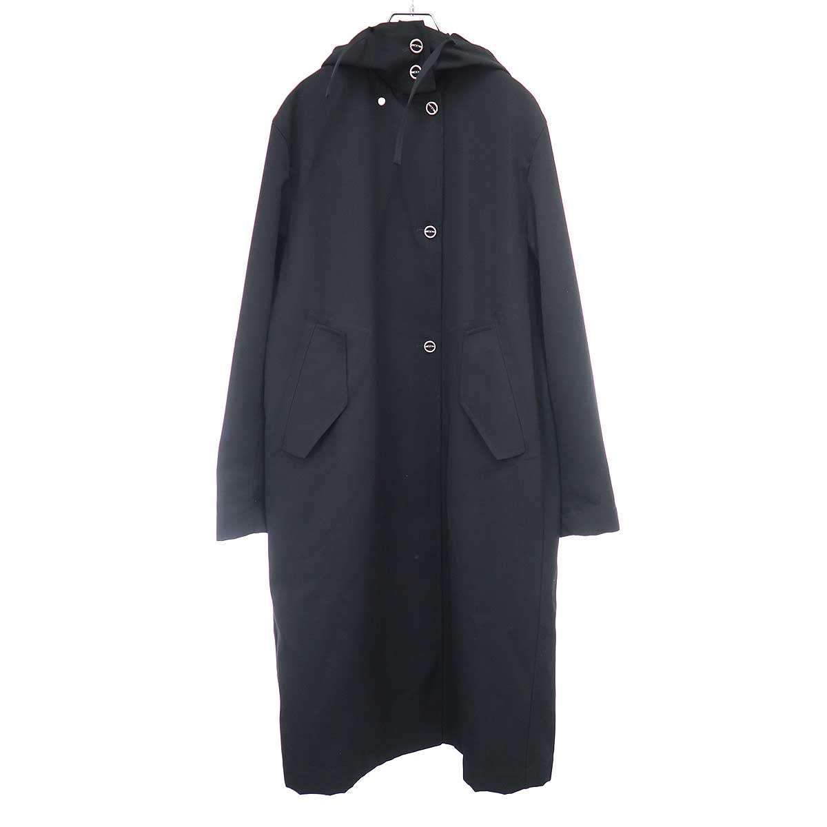 Rakuten - JIL SANDER ジルサンダー 23AW フーデッドスポーツコート J02AA0128 ブラック 32 【中古】 IT3V0VDKSUIO
