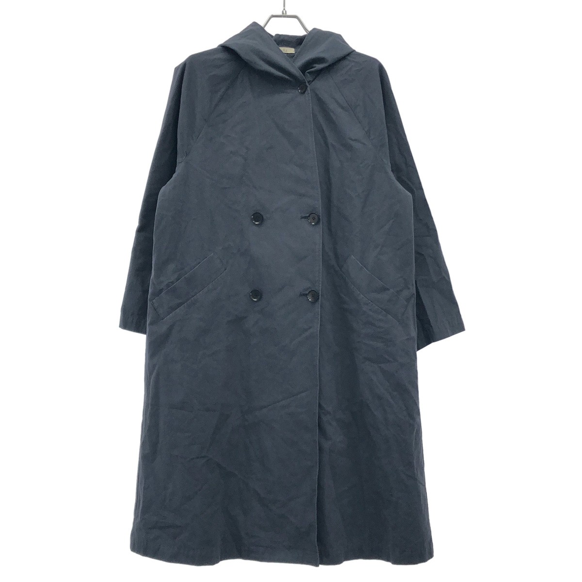Rakuten - HAU ハウ コットンフーデッドコート 9211-1051 ブルー系 F 【中古】 ITYU6J9OROLK